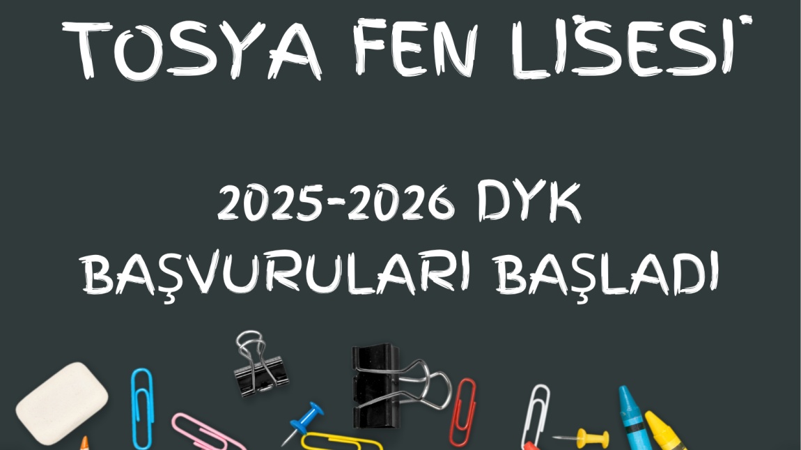 2025-2026 EĞİTİM ÖĞRETİM YILI DYK BAŞVURULARI 24 AĞUSTOSA KADAR UZATILDI !
